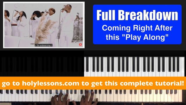 PHIL THOMPSON: Constant Mercies PIANO TUTORIAL (gospel piano tutorials for beginners) смотреть онлайн