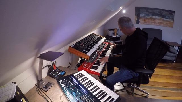 Improvisationen Dec. 2020 - with Looper Boss RC-30, Nord Stage 3, Korg Opsix, DSI Rev-2 смотреть онлайн