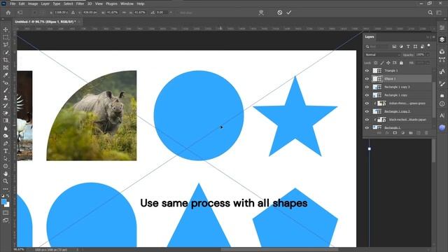 How To Clipping Image In Shape ? I Clipping Mask #photoshop #graphicdesign #design смотреть онлайн