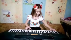 ЧЕРВОНА РУТА. Играем Червона Рута на синтезаторе