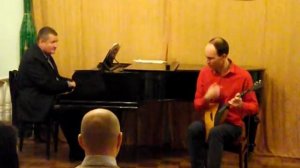 А.Данилов. Концертная обработка р.н.п."Из-за горочки туманик выходил". Иннокентий Тютин (балалайка)