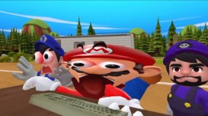 Pizza tower screaming meme but SMG4 (mario reacts to nintendo memes 13)