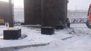 Монтаж РВС сварка первого полотна Якутия 2020