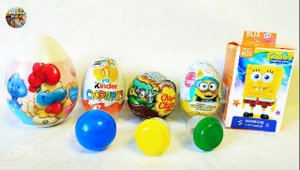 ГУБКА Боб, МИНЬОНЫ, Мадагаскар, Tatty Teddy, КИНДЕР Сюрприз НАТУНС