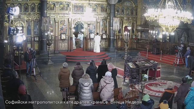 Катедрален храм Св. Неделя, 29.01.2023 г. † Неделя 15 след Неделя подир Въздвижение на Закхея. смотреть онлайн
