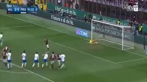 Jeremy Menez Goal   AC Milan vs Frosinone 3 3 Serie A 2016