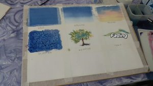 9 важных техник в акварели/. 9 very important   techniques in watercolor.