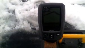 Тест эхолота Garmin echo 151 зимой