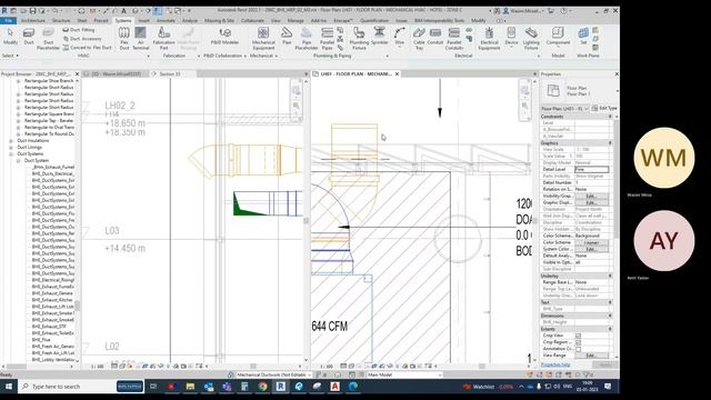 OMG ! How to design a Revit MEP HVAC system 2023 ! Learn Step-by-Step Guide