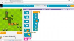 Code.org: Course 1 - Stage 14: Bee Loops