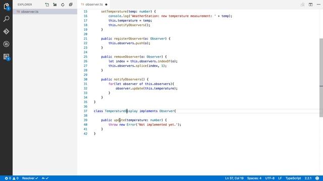 Observer (TypeScript Design Patterns) смотреть онлайн