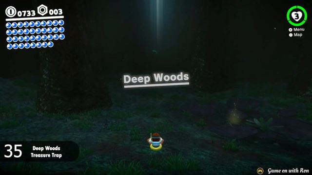 Super Mario Odyssey - Power Moon #35: Deep Woods Treasure Trap - Wooded Kingdom смотреть онлайн