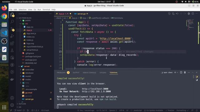 React and Go Fiber | Full Stack Golang Project | Part 10 | Grow Your Skill