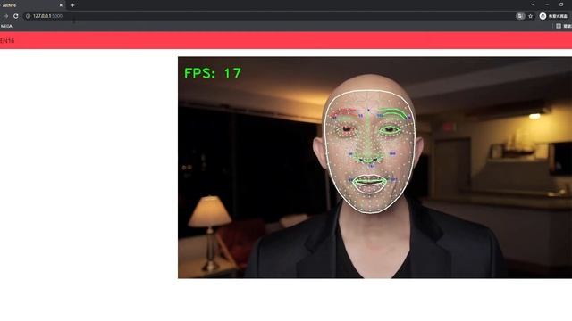 mediapipe facemesh test in flask