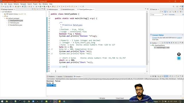 Core Java | Data types in java programming | full explanation