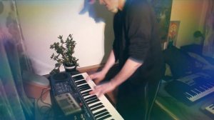YAMAHA DJX KEYBOARD + YAMAHA QY70 SEQUENCER - LIVE