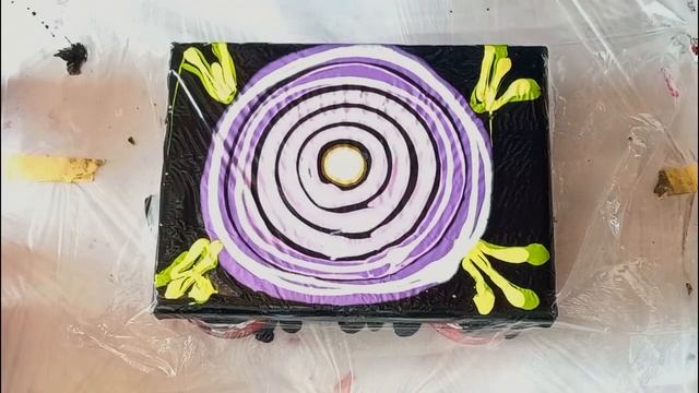 (627) easy Dip and tilt, Dip Technik mit Plastikfolie, pouring,Acrylgießen смотреть онлайн