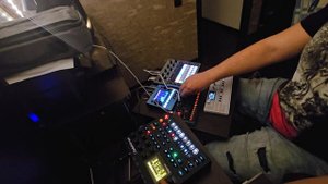 Techno импровизация на Digitone - Roland s 1 - Circuit rhythm - bluebox 1010