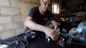 РЕМОНТ УШМ "ИНТЕРСКОЛ". Замена пусковой кнопки.