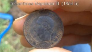 5 Centimes Napoleon III  1854 B