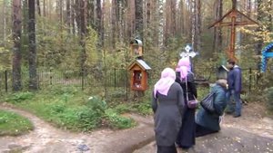 Серафимовы Камни в лесной глуши недалеко от Царского скита. Дивеево