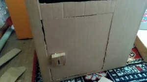 Как сделать ШКАФ из коробки с замком///K.Master