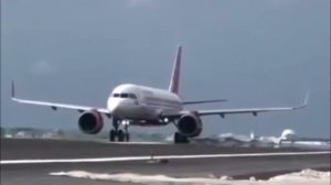 Air incident plane Airbus A320-251N in Malé Velana International Airport Maldives