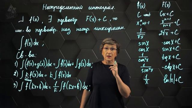 6-Неопределенный интеграл. 11 класс.