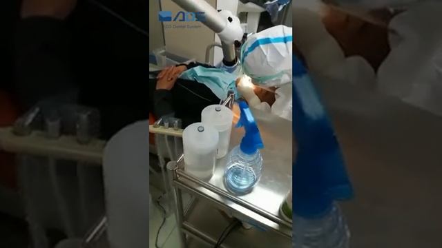 This video shows a real dental scaling of Dalian Dental Hospital in Liaoning Province, China.