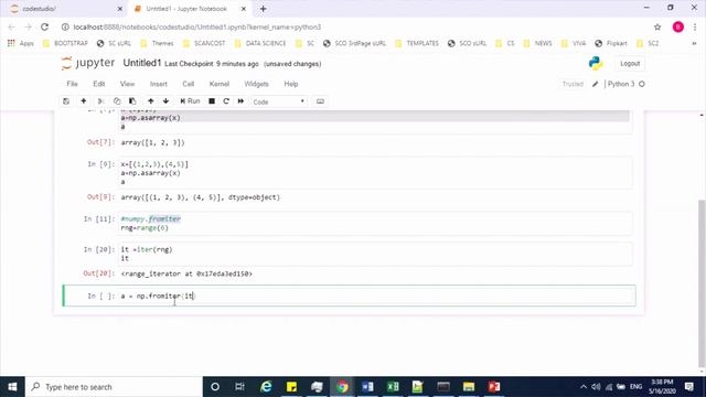 Python Numpy Tutorial 2 - Array From Existing Data