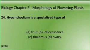 Mock Test NEET 2021 , 2022 || Biology:Morphology of Flowering Plants (Part 1 of 3)