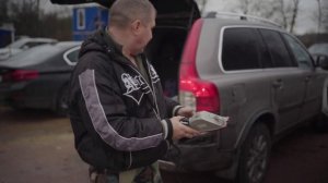 Вольво хс90 противотуманный задний фонарь,установка..