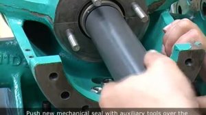 Wilo SCP Dismantling+assembling of mechanical seal+ball bearing en