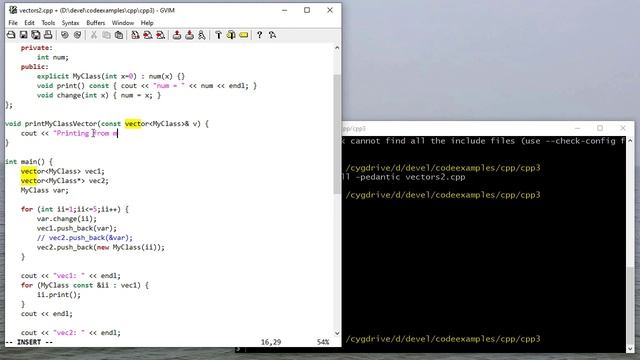 C++ Vectors of Objects & Pointers смотреть онлайн