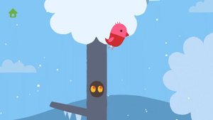 Мультик про птичек Лесная Прогулка Зимой для маленьких детей