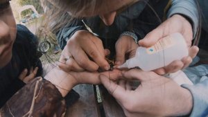РЫБАЛКА 2020 в КАРЕЛИИ. Экстремальный поход на дикое озеро. Кого мы встретили в лесу?