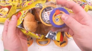 Новые СЮРПРИЗЫ Круассаны ЧИПИКАО Фишки Стикеры ЭМОДЖИ UNBOXING SURPRISES CHIPICAO Emoji