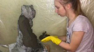 Кот из Арт-бетона • скульптура из бетона
