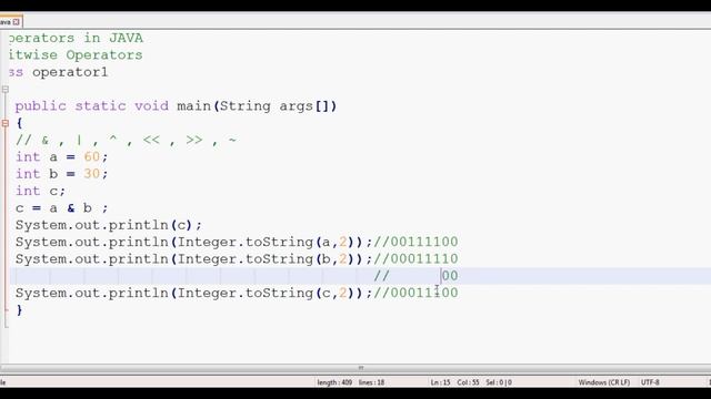 #14 JAVA Beginners Tutorial in Tamil | Operators | Bitwise Operator in java