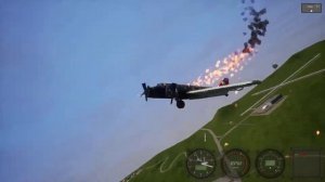 Крушение самолётов ww2 в игре Brick Rigs