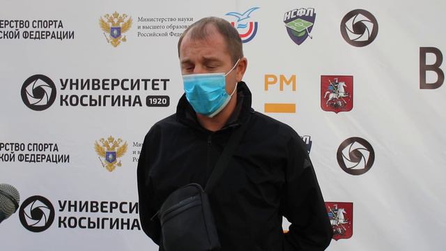 Главный тренер РГУ Олег Владимиров после матча РГУ - МГПУ (1:12) смотреть онлайн