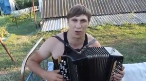 Баянист Петр Матрёничев  'Губы окаянные' Accordion folk music 1
