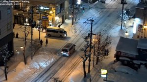Sapporo with snowy scenery, lofi radio 12 hours | February 24, 2024