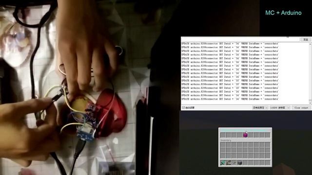 Minecraft Connected With Arduino Wemos D1 Mini (Wifi Connected) смотреть онлайн