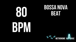 Drum loop - Bossa nova - 80 BPM