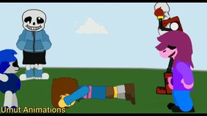 Frisk is dead (Heavy is dead) Undertale x Deltarune Animation (This video is cursed xD)