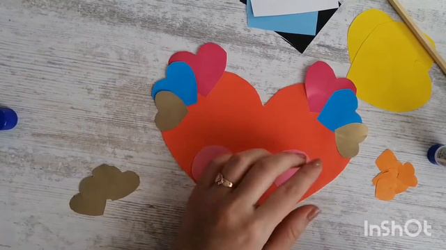 Валентинка своими руками на 14 февраля, поделка #14февраля#деньвлюбленных#своимируками#поделка