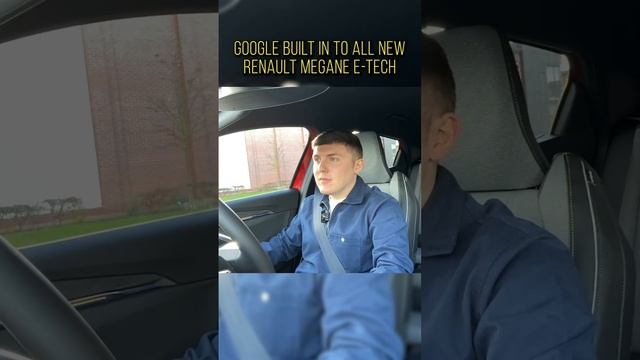 The all new Renault Megane E Tech comes with Google built in!