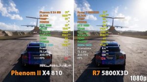 AMD Phenom II X4 810 vs Ryzen 7 5800X3D - 13 Years Difference