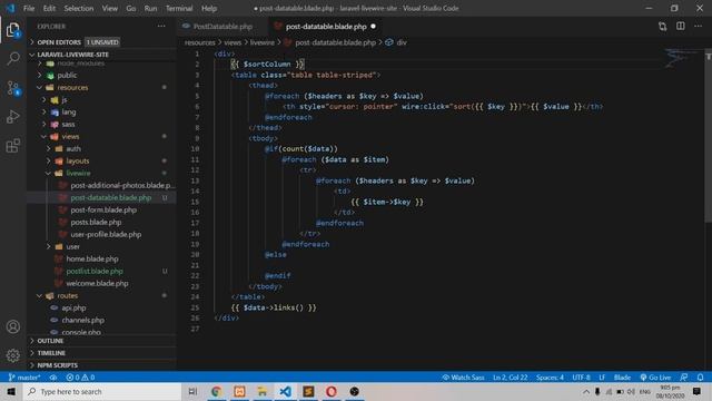 Laravel Livewire Tutorial: Datatable Made Easy! (part 10)